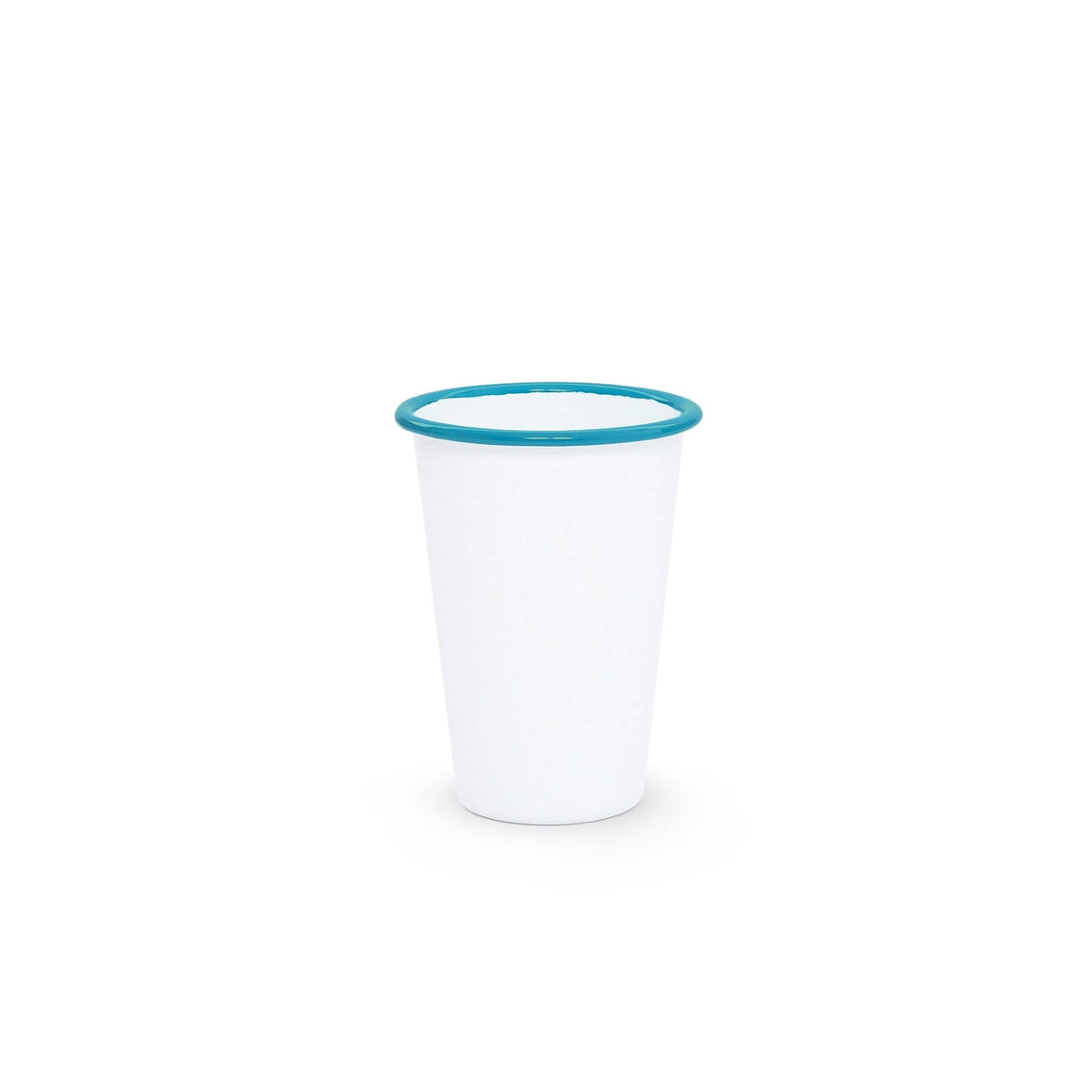Vintage Tumbler With Colored Rim