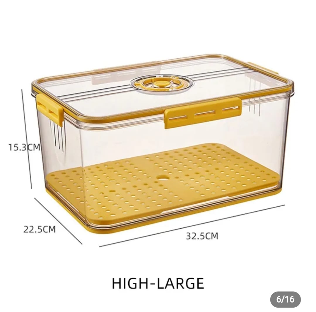 Timer® Smart Storage Bin For Veggies & Fruits
