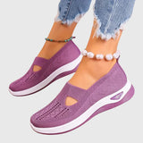 White Orthopedic Walking Shoes for Women with Enhanced Support and Non-Slip Sole | Liora Collection 9