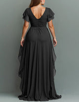 White Rhinestone Waist V-Neck Tiered Maxi Dress | Vespera Collection 7