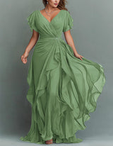 White Rhinestone Waist V-Neck Tiered Maxi Dress | Vespera Collection 9
