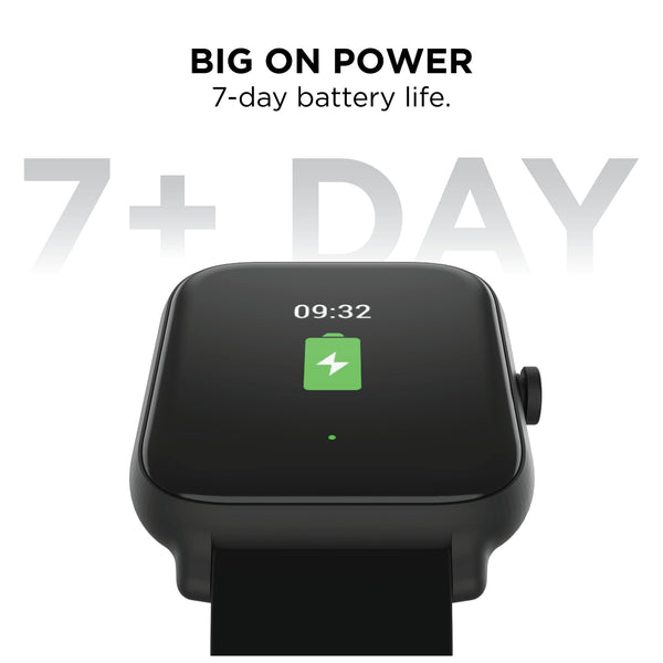 24/7 EVO Black Case Black/Black Strap Smartwatch