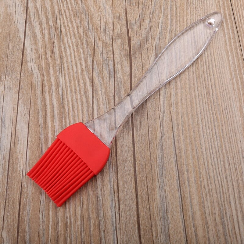 Silicone oil Brush with Crystal Handle