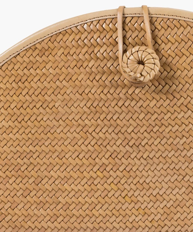 La Barca Leather Clutch