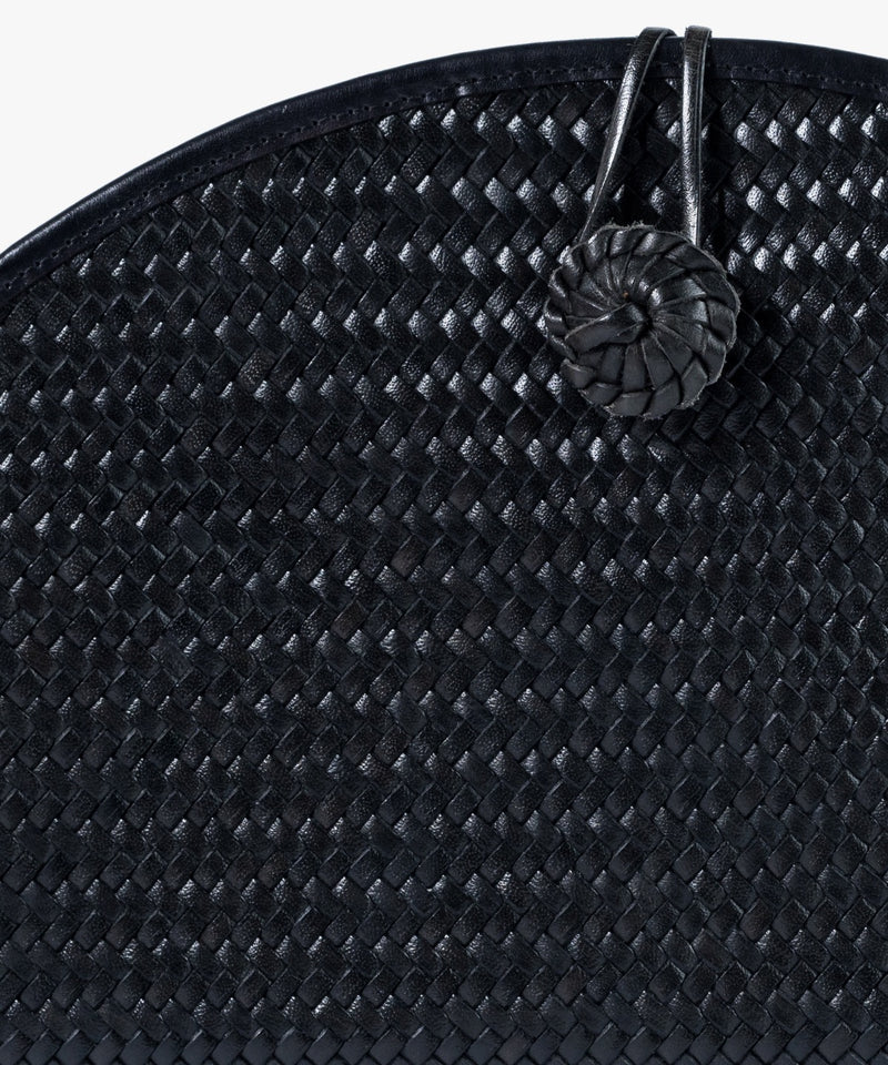 La Barca Leather Clutch