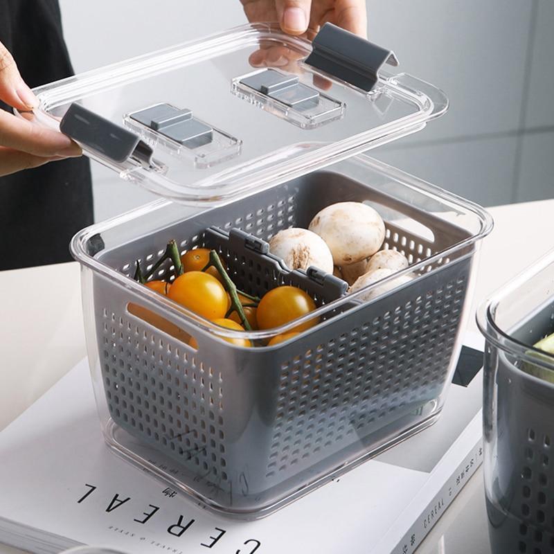 Freeze® Smart Storage Bin For Veggies & Fruits