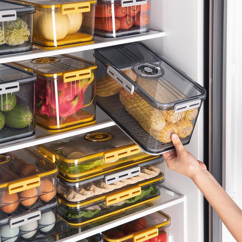 Timer® Smart Storage Bin For Veggies & Fruits