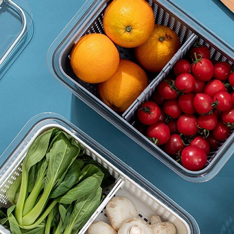 Freeze® Smart Storage Bin For Veggies & Fruits