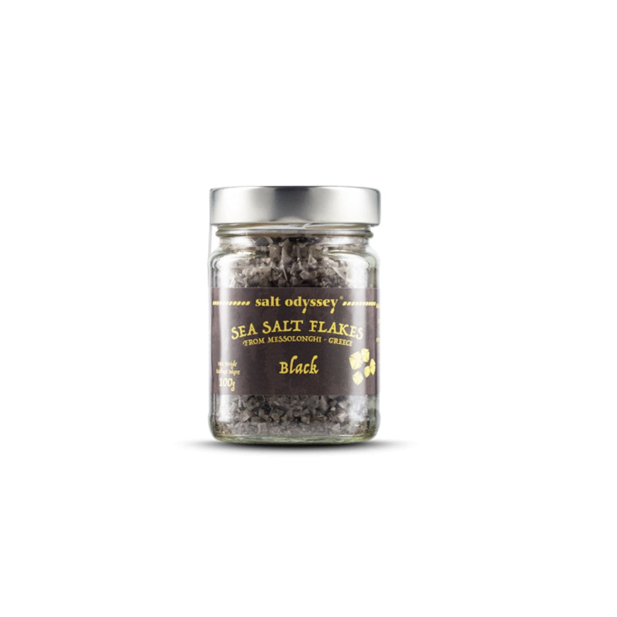 Sea Salt Flakes Glass Jar