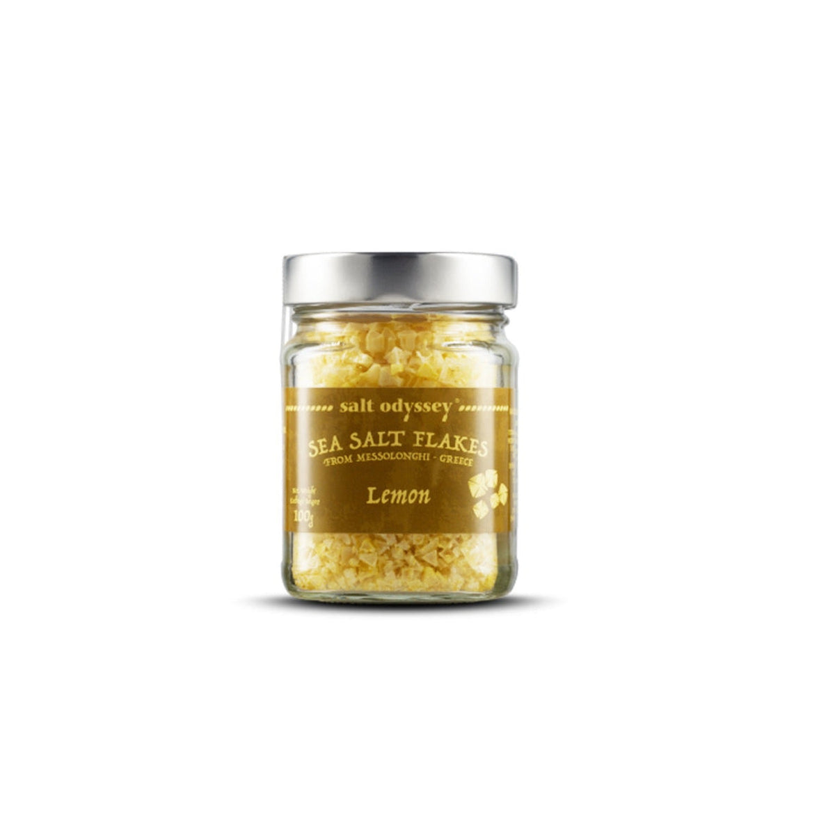 Sea Salt Flakes Glass Jar