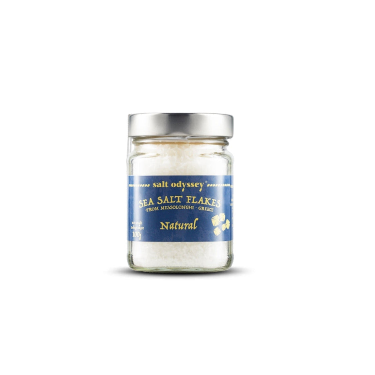 Sea Salt Flakes Glass Jar