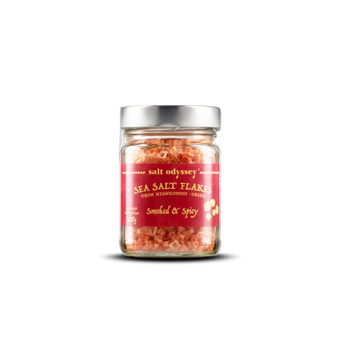 Sea Salt Flakes Glass Jar