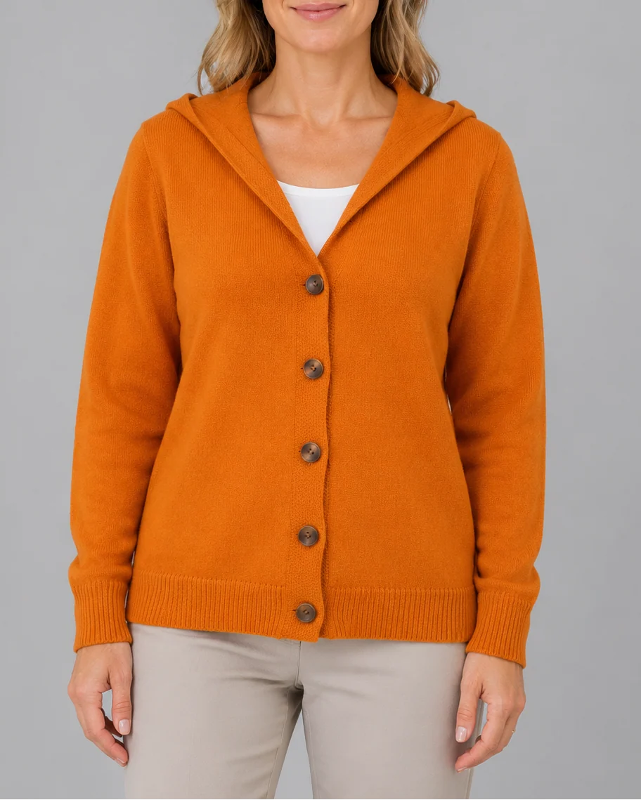 Soft Knit Relaxed Button Front Cardigan