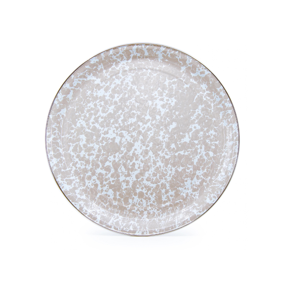 Taupe Swirl Tray | Large
