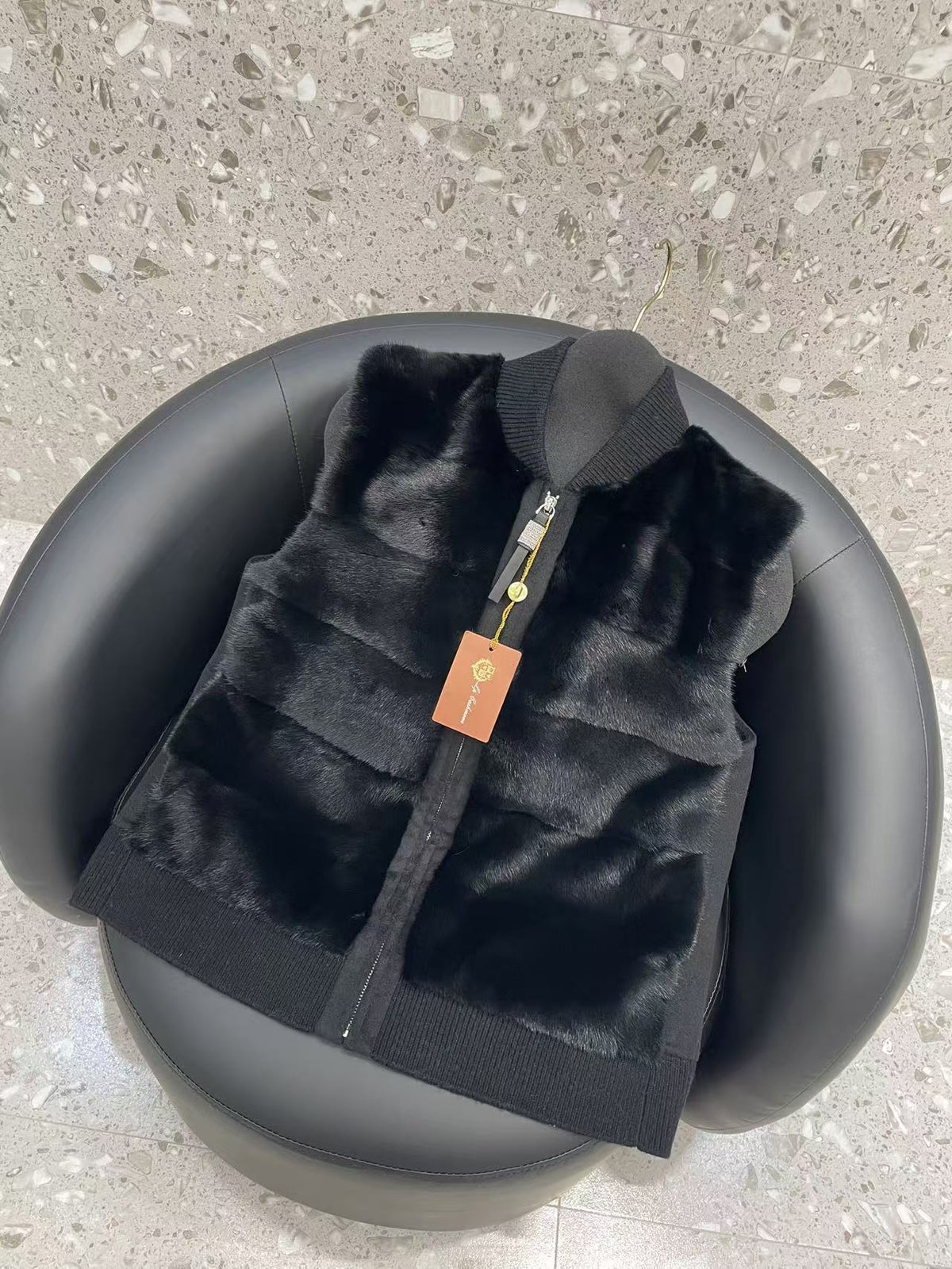 Women's Cashmere Autumn Vest | Chic Sleeveless Stand-Collar Short Jacket