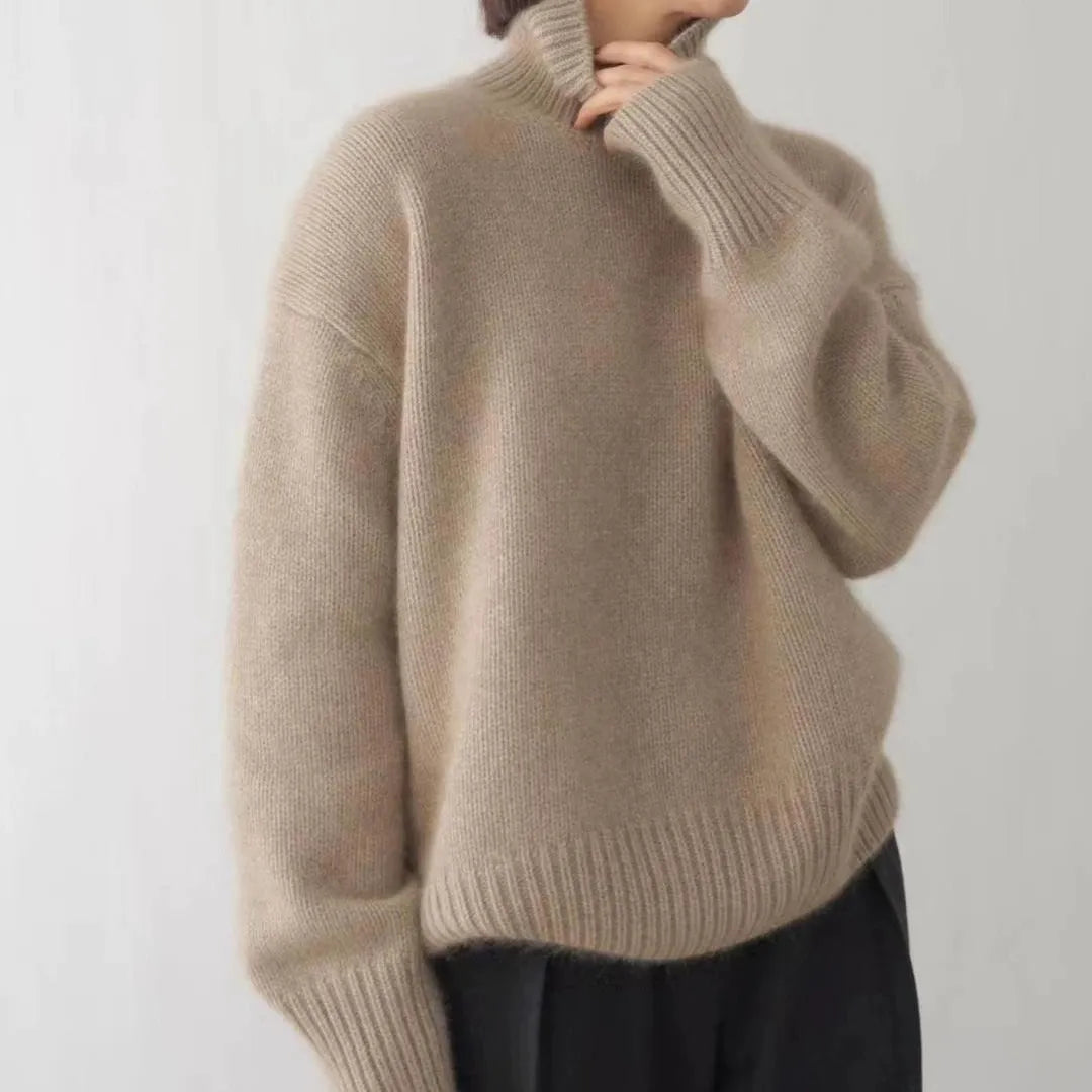 Women's Knit Autumn Sweater | Oversized Casual Pullover