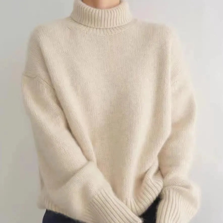 Women's Knit Autumn Sweater | Oversized Casual Pullover