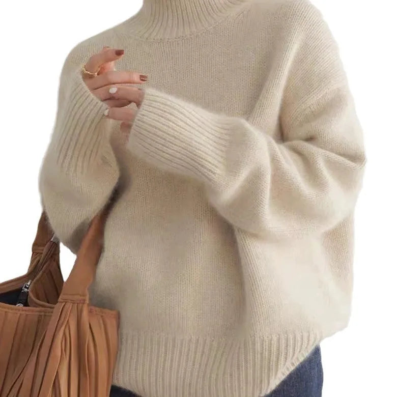 Women's Knit Autumn Sweater | Oversized Casual Pullover