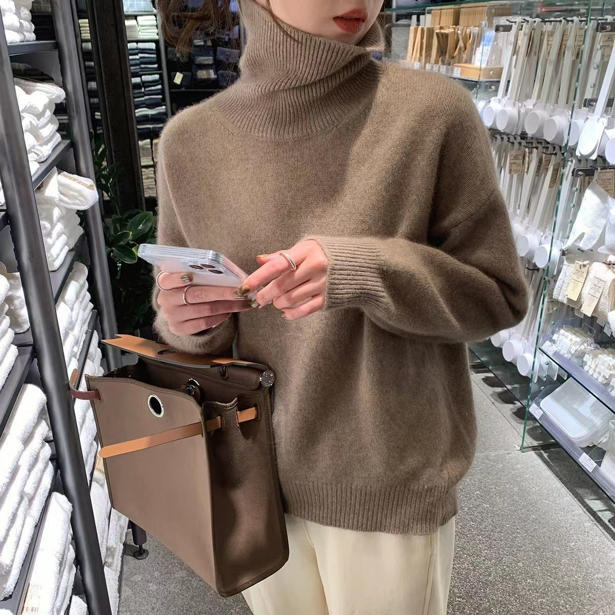 Women's Knit Autumn Sweater | Oversized Casual Pullover