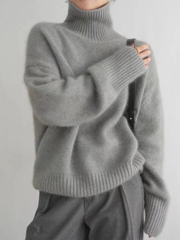 Women's Knit Autumn Sweater | Oversized Casual Pullover