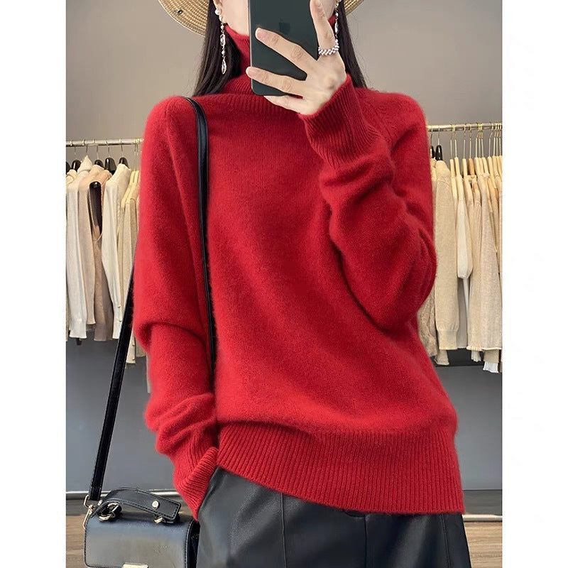 Women's Knit Autumn Sweater | Oversized Casual Pullover