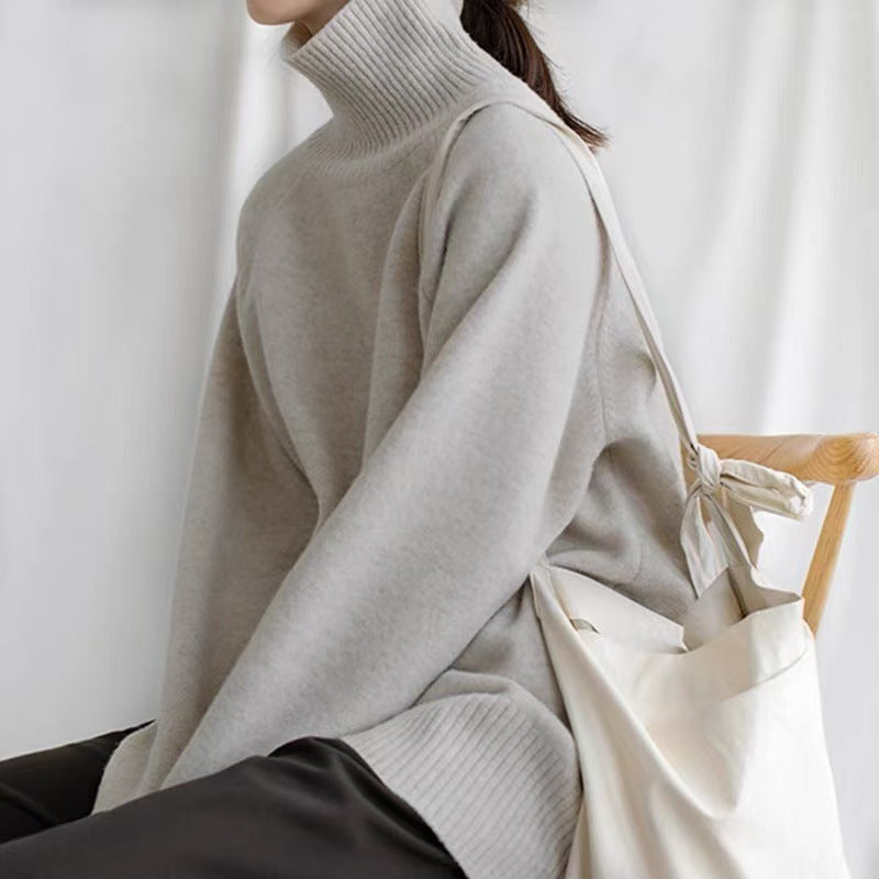 Women's Knit Autumn Sweater | Oversized Casual Pullover