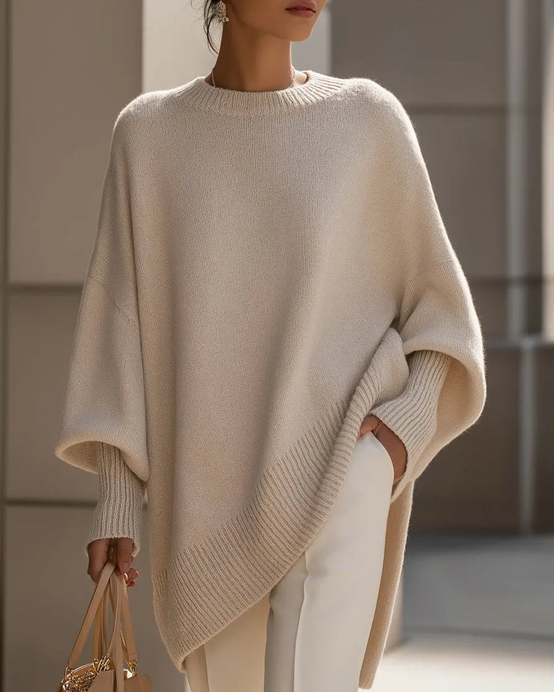 Women's Knit Winter Sweater | Oversized Relaxed Pullover Jumper