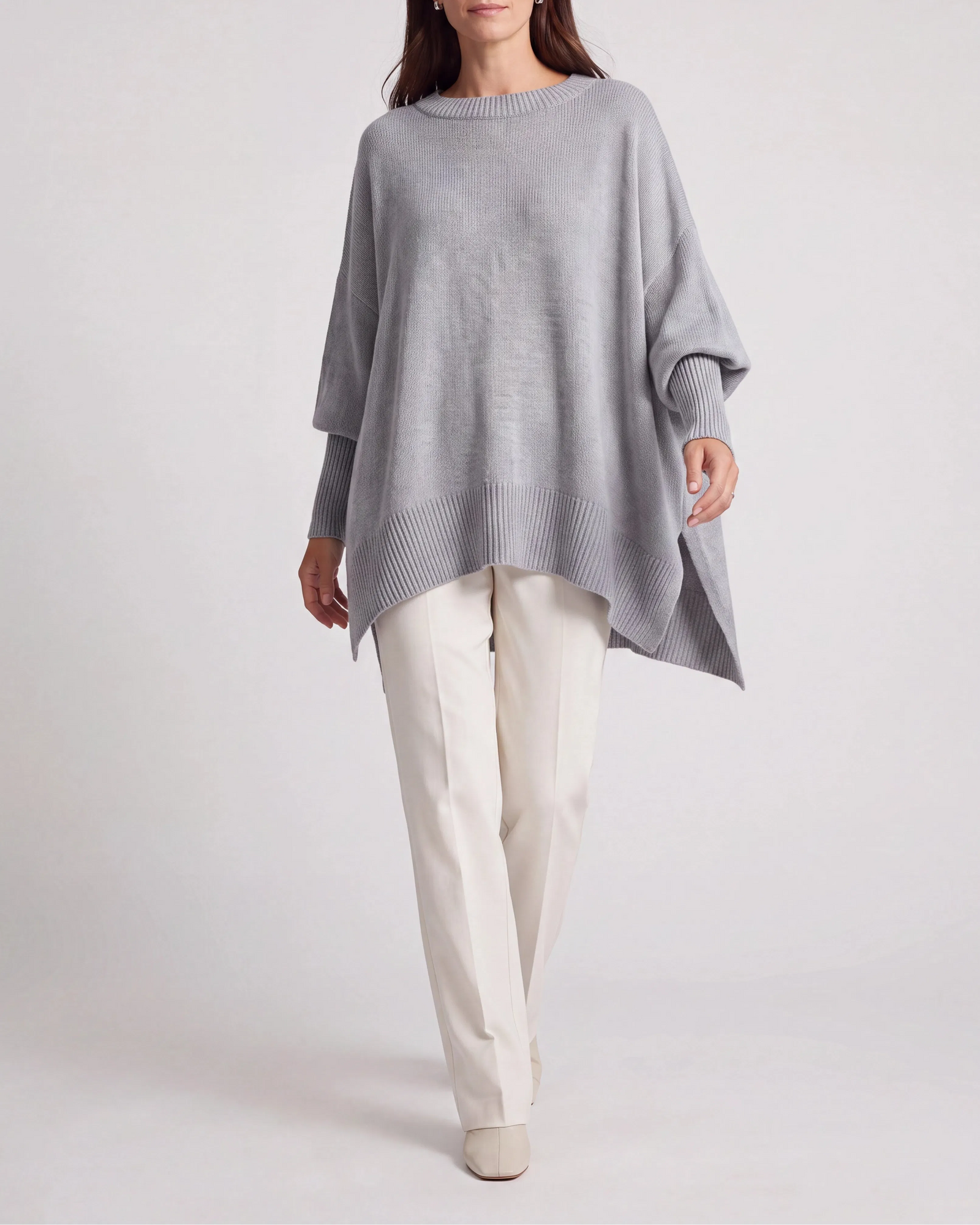 Women's Knit Winter Sweater | Oversized Relaxed Pullover Jumper
