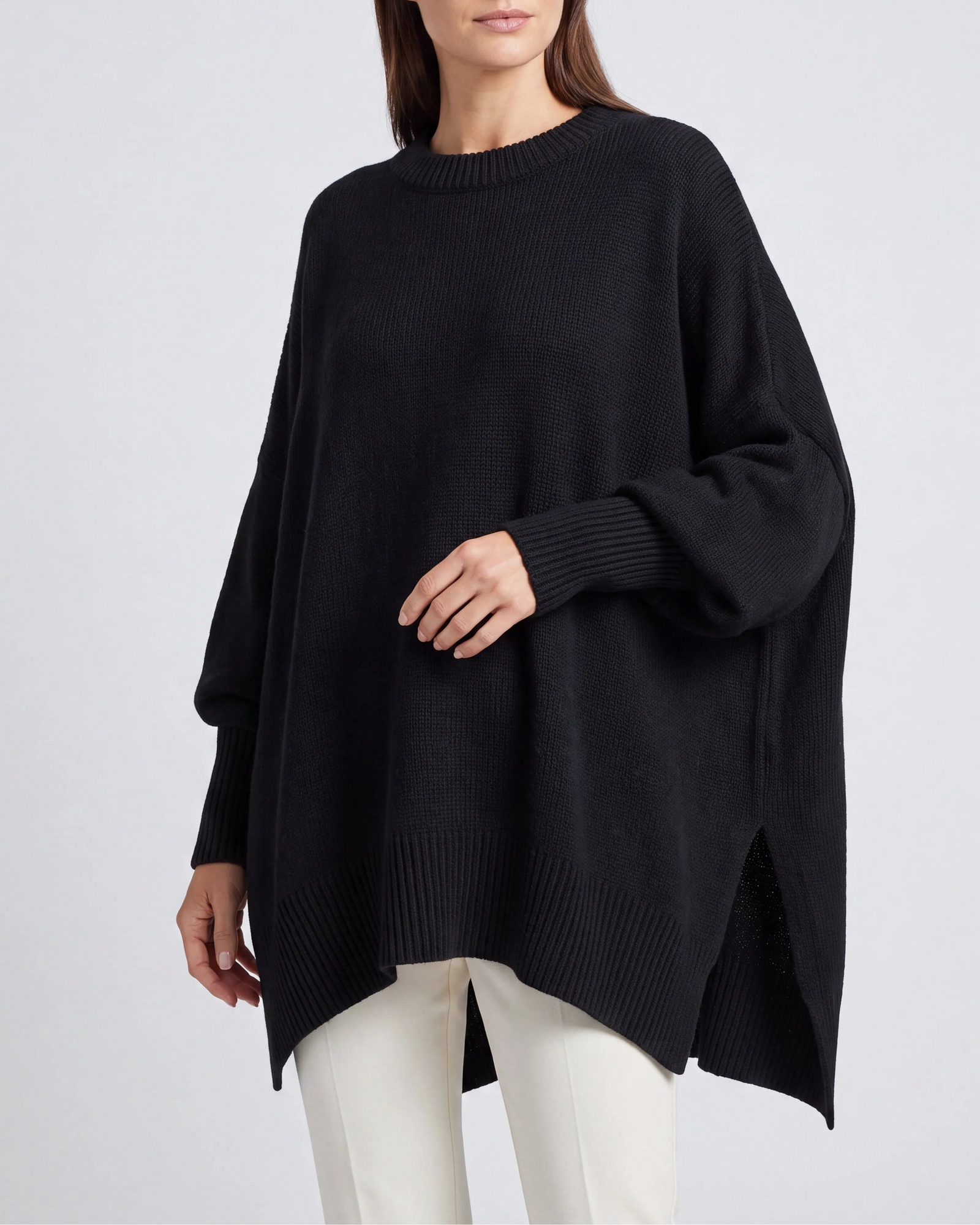 Women's Knit Winter Sweater | Oversized Relaxed Pullover Jumper