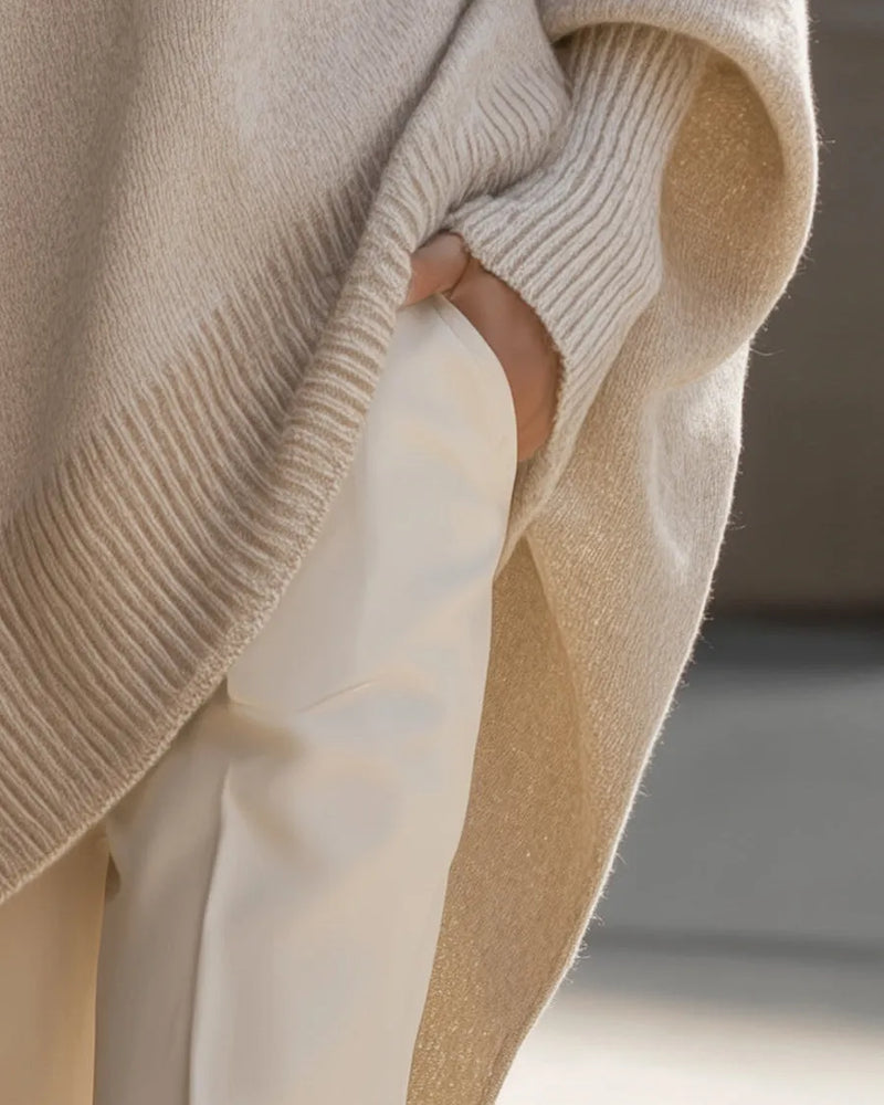 Women's Knit Winter Sweater | Oversized Relaxed Pullover Jumper