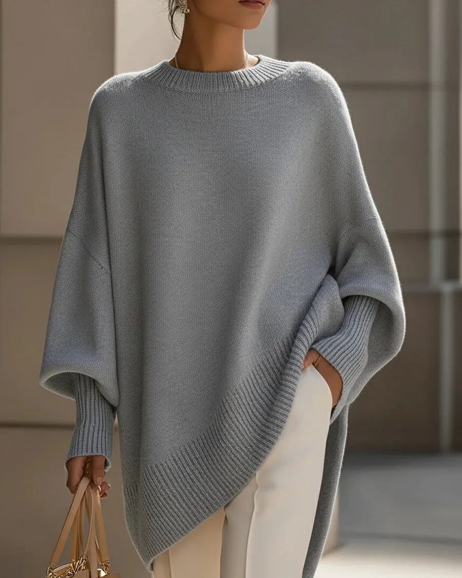 Women's Knit Winter Sweater | Oversized Relaxed Pullover Jumper