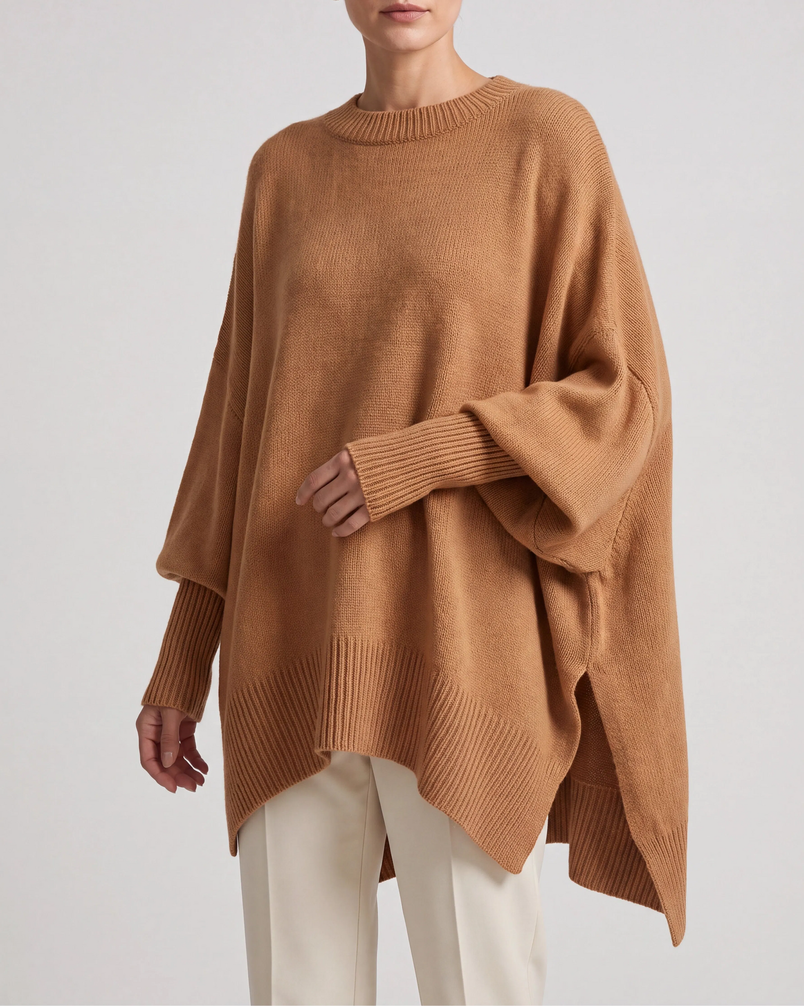Women's Knit Winter Sweater | Oversized Relaxed Pullover Jumper