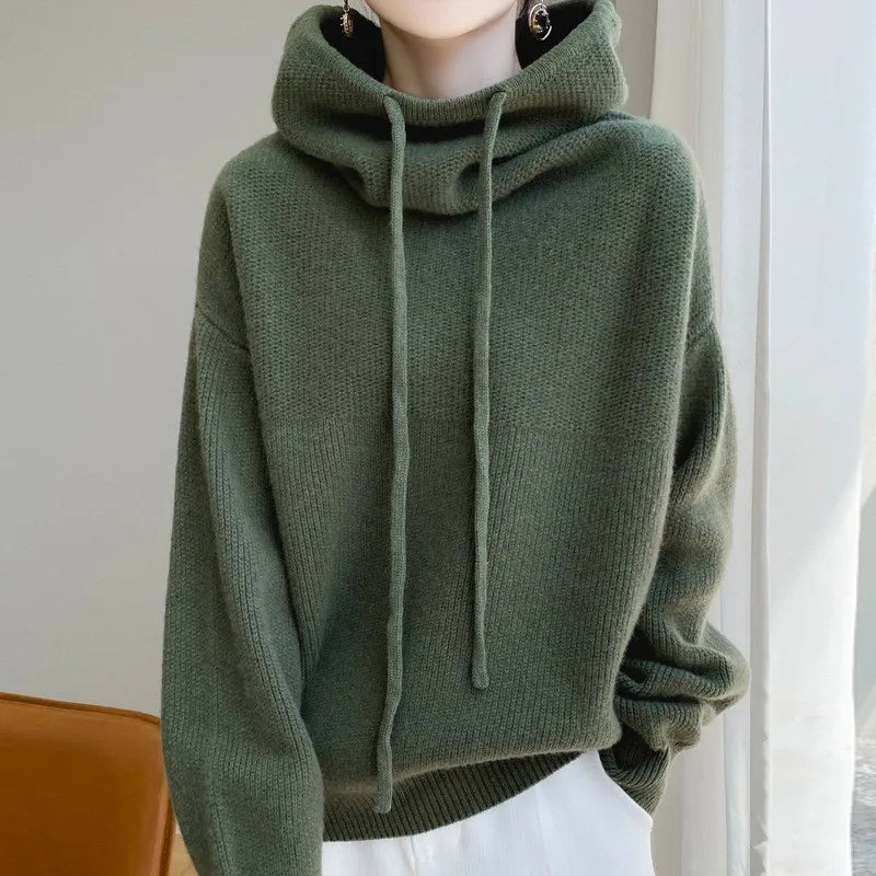 Women's Knit Winter Sweater | Casual Warm Pullover