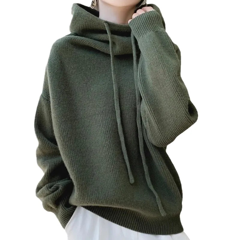 Women's Knit Winter Sweater | Casual Warm Pullover