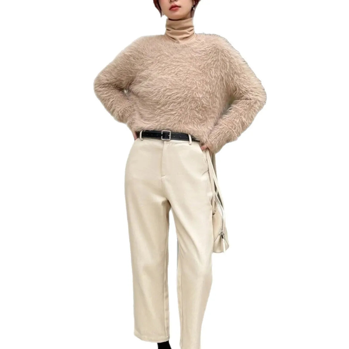 Women's Knit Autumn Sweater | Casual Warm Crewneck Pullover